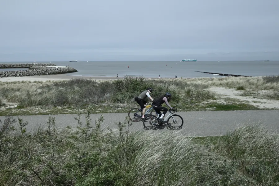 Cadzand fietspad jachthaven