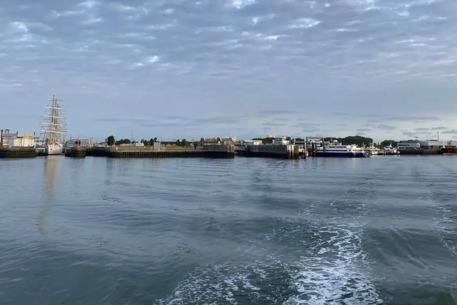 Veerboot vlissingen breskens met driemaster