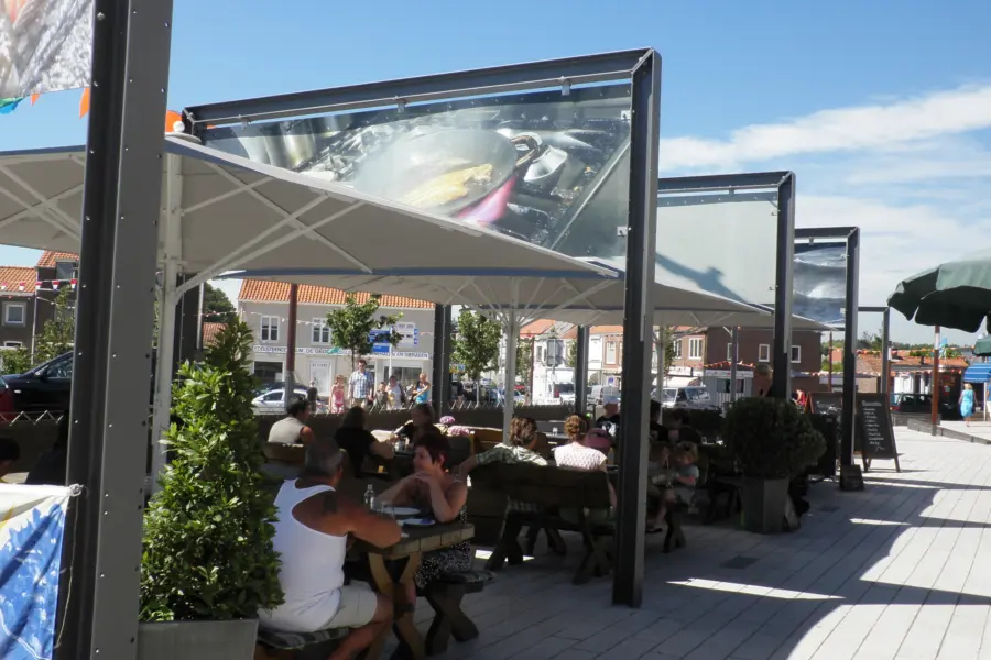 Breskens havens en terras