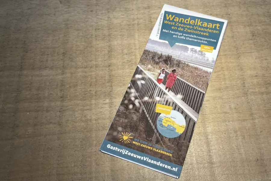 Wandelkaart west zeeuws vlaanderen