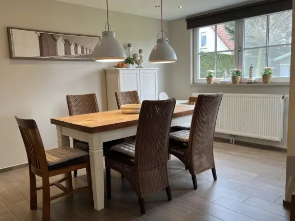 Freistehendes Ferienhaus cadzand bonheur wohnzimmer essecke